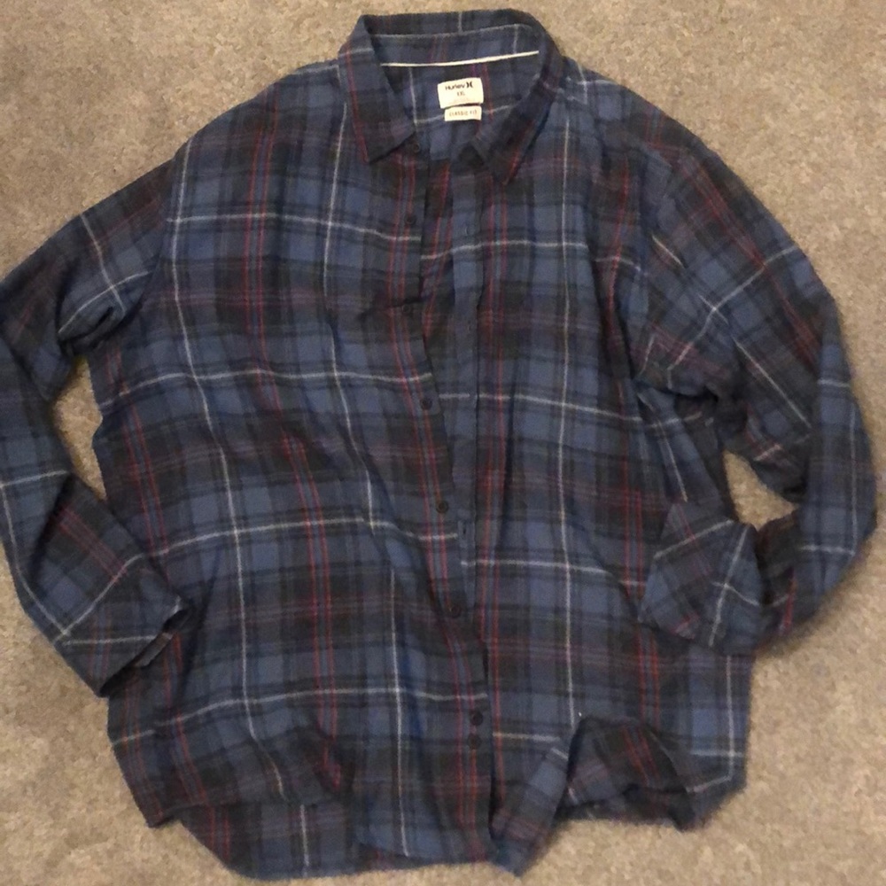 Hurley men’s flannel shirt